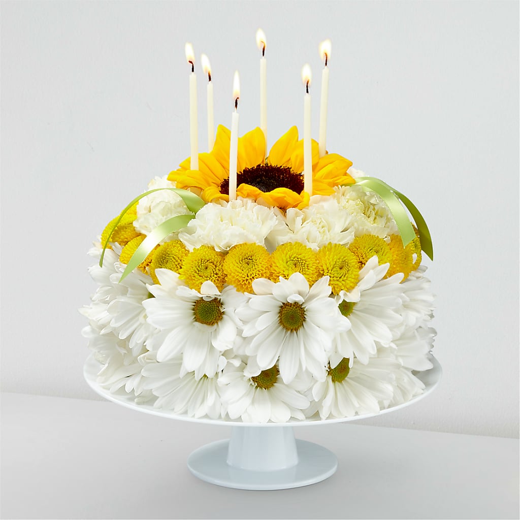 Birthday Smiles Floral Cake – Blossom Street Florist, Lauderhill FL