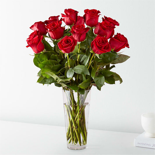 Long Stem Red Rose Bouquet – Blossom Street Florist, Lauderhill FL
