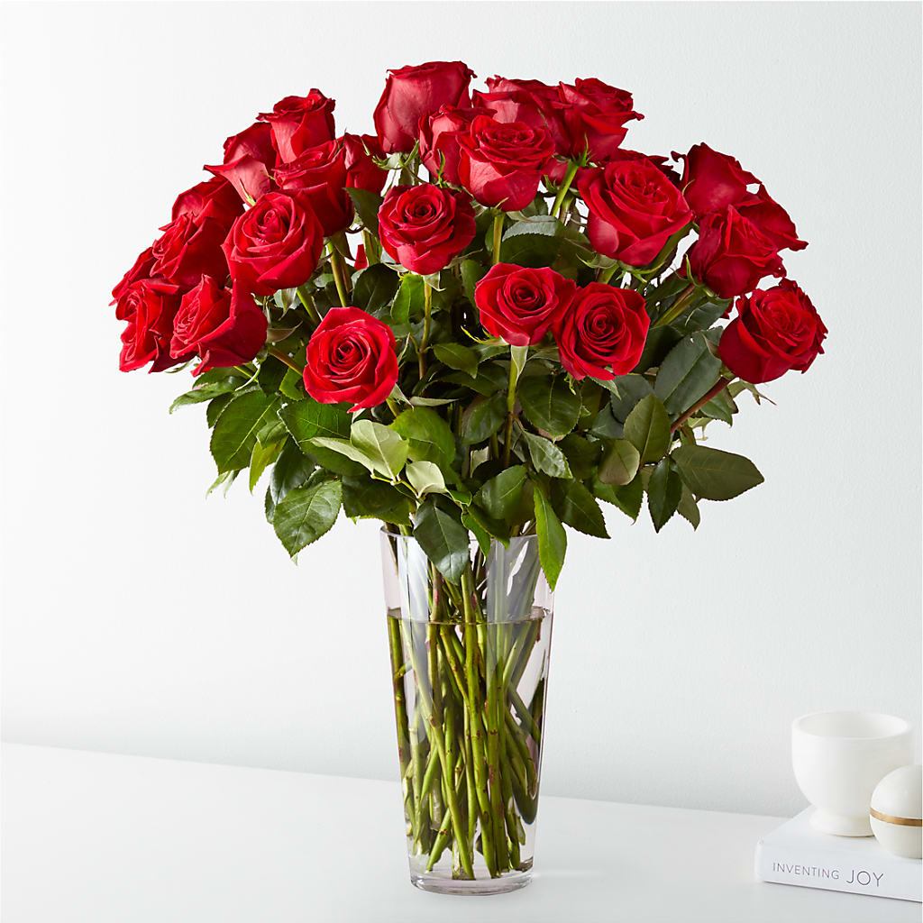Long Stem Red Rose Bouquet – Blossom Street Florist, Lauderhill FL