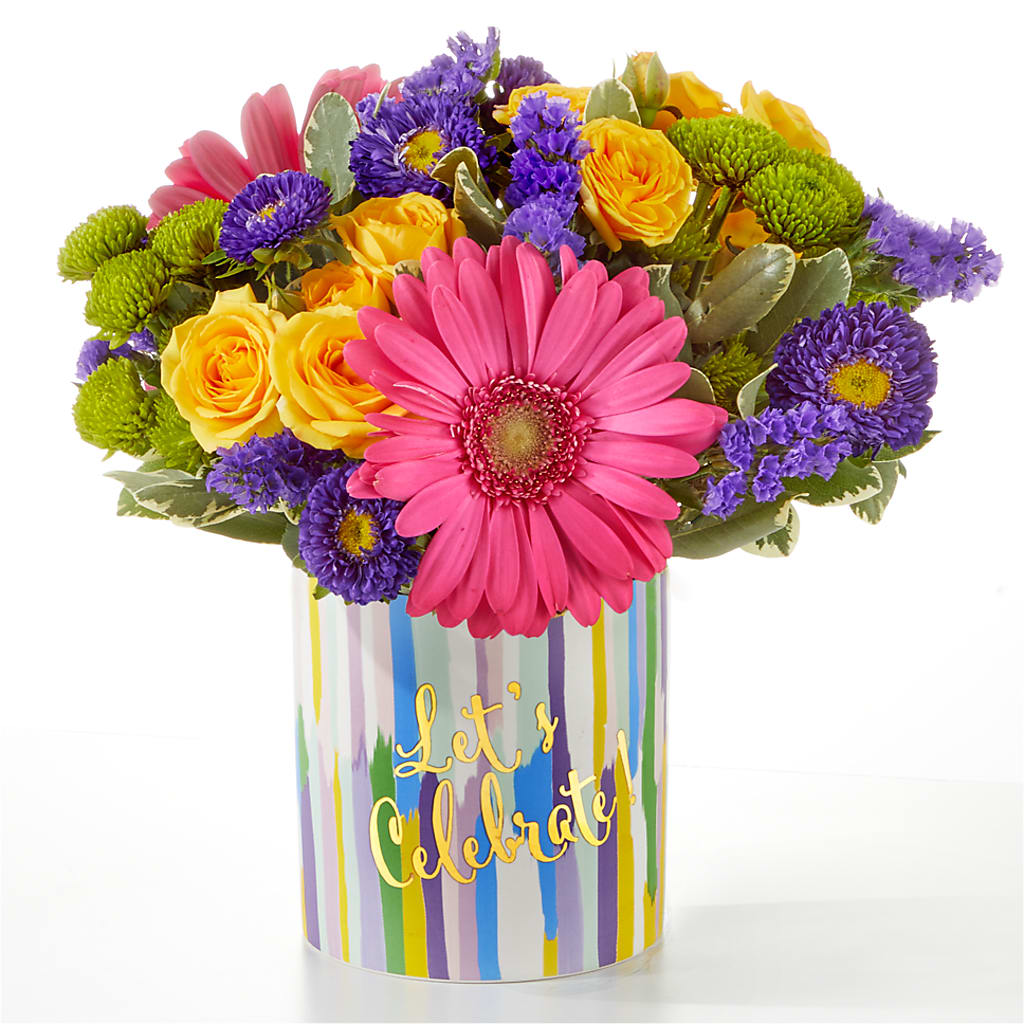Cheers to You Bouquet – Blossom Street Florist, Lauderhill FL