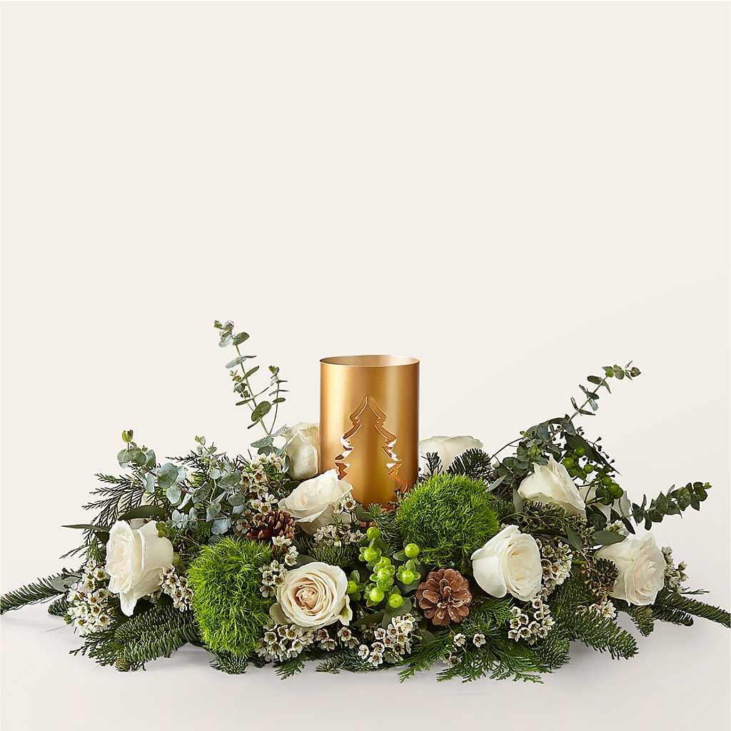 Chestnuts Roasting Centerpiece – Blossom Street Florist, Lauderhill FL