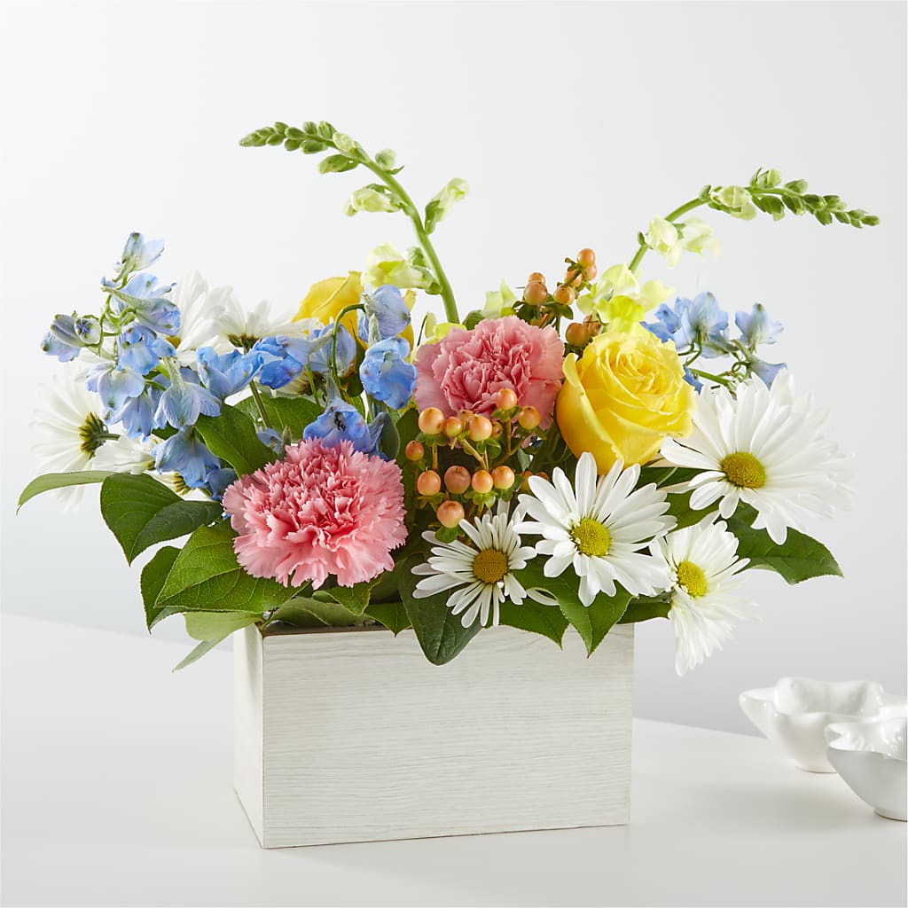 Sun Salutation Box Bouquet – Blossom Street Florist, Lauderhill FL