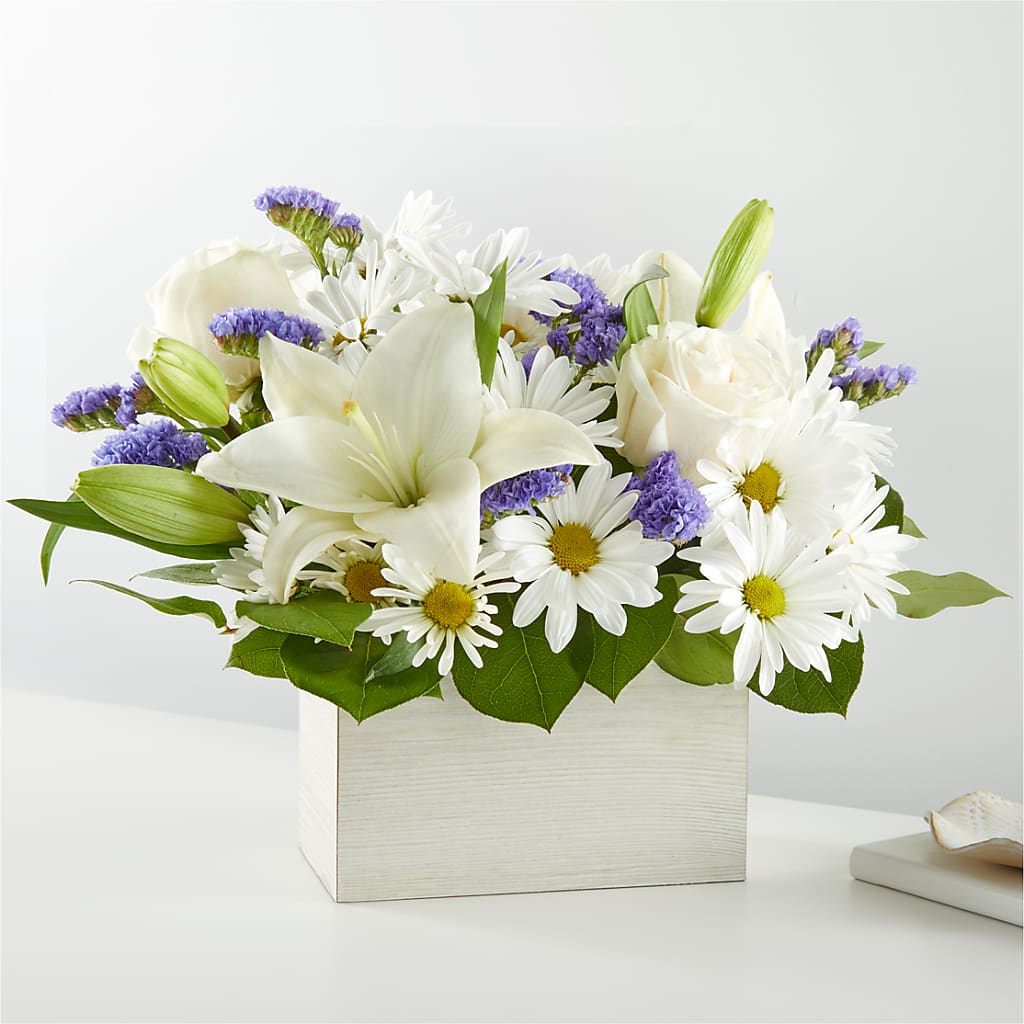 Beyond Blue Box Bouquet – Blossom Street Florist, Lauderhill FL