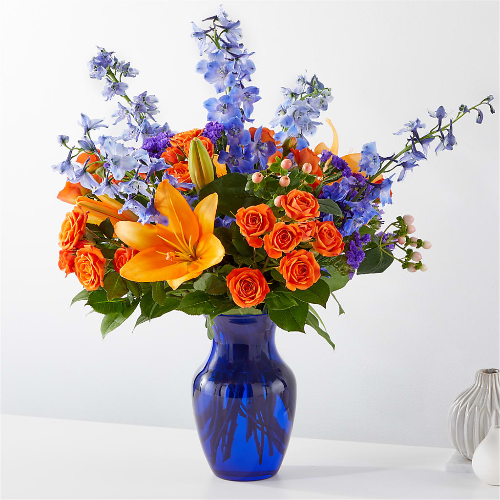 Radiant Citrus Bouquet – Blossom Street Florist, Lauderhill FL