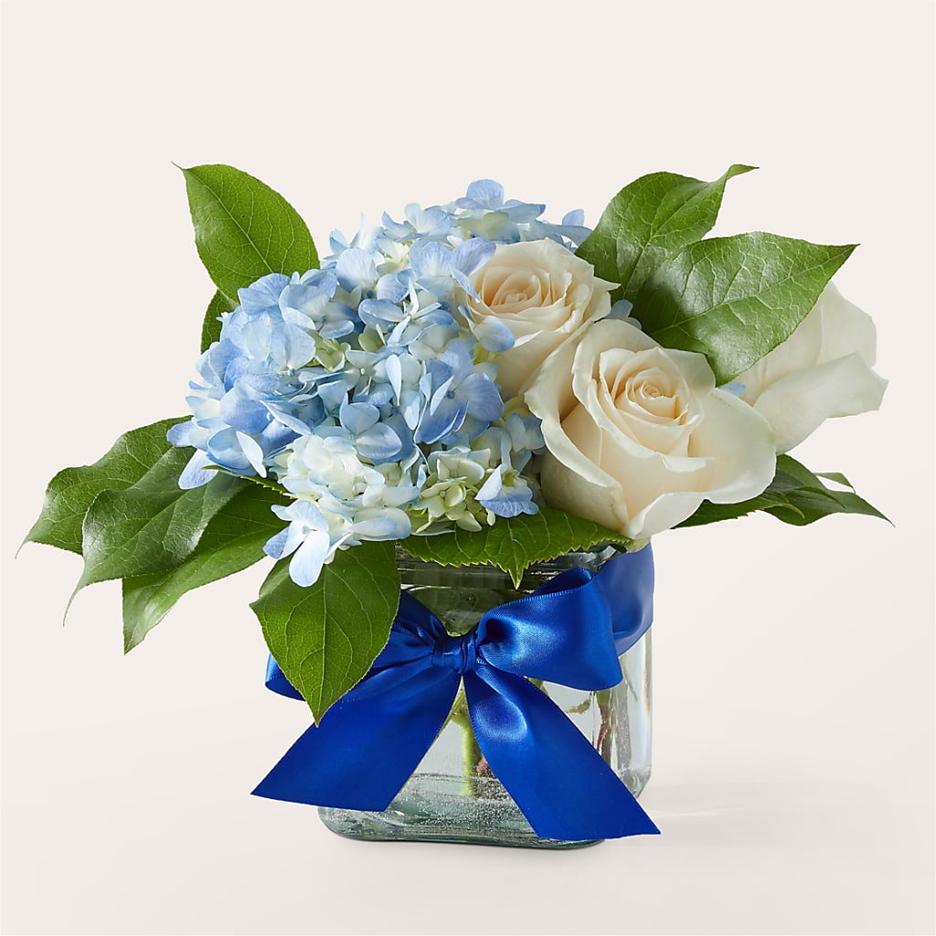Sky Blue Delight Bouquet – Blossom Street Florist, Lauderhill FL