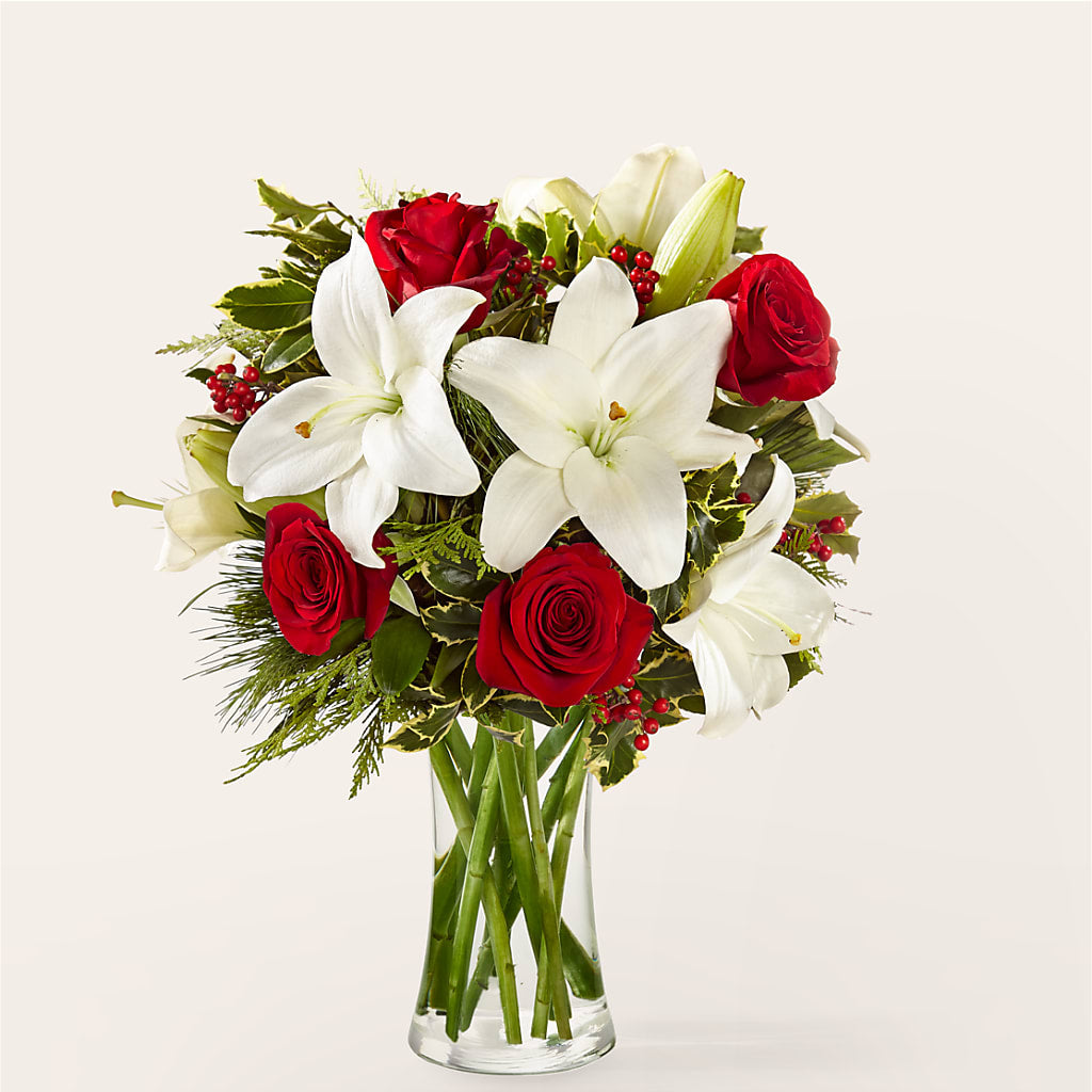 Sparkling Snowflakes Bouquet – Blossom Street Florist, Lauderhill FL