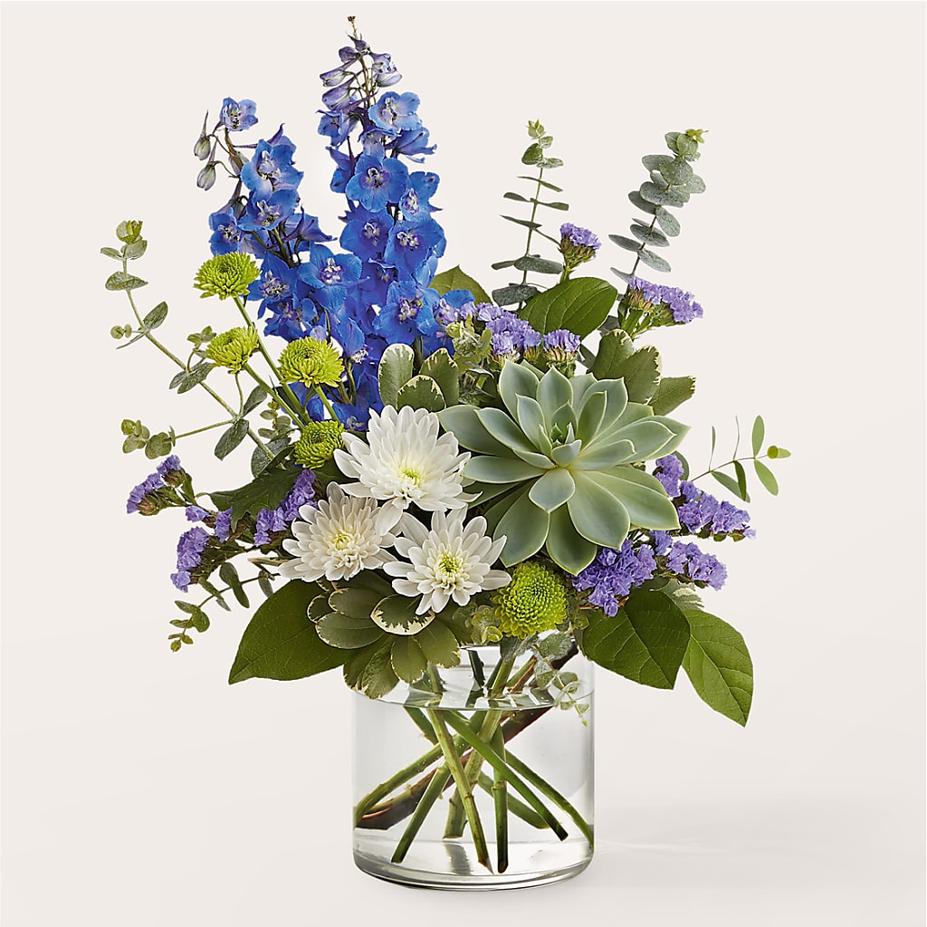 Cerulean Waves Bouquet – Blossom Street Florist, Lauderhill FL