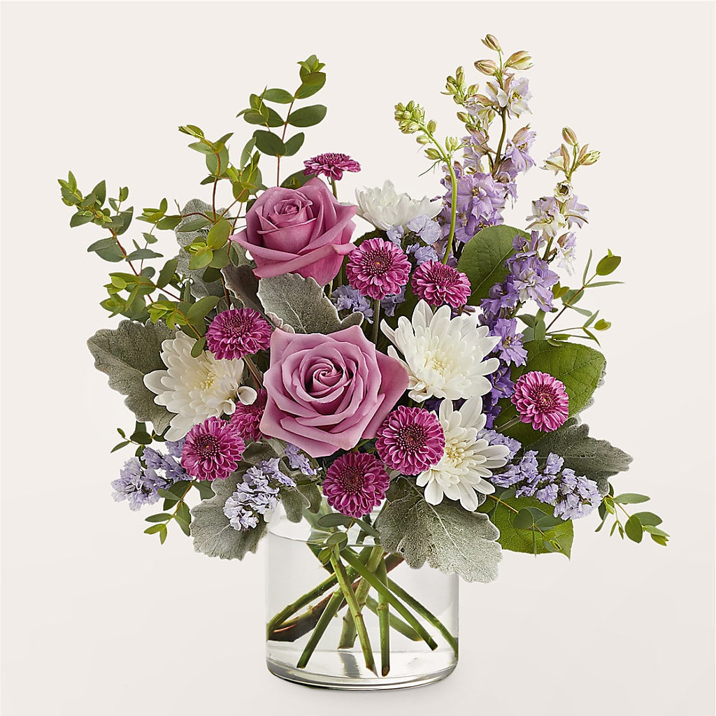 Violet Frost Bouquet – Blossom Street Florist, Lauderhill FL