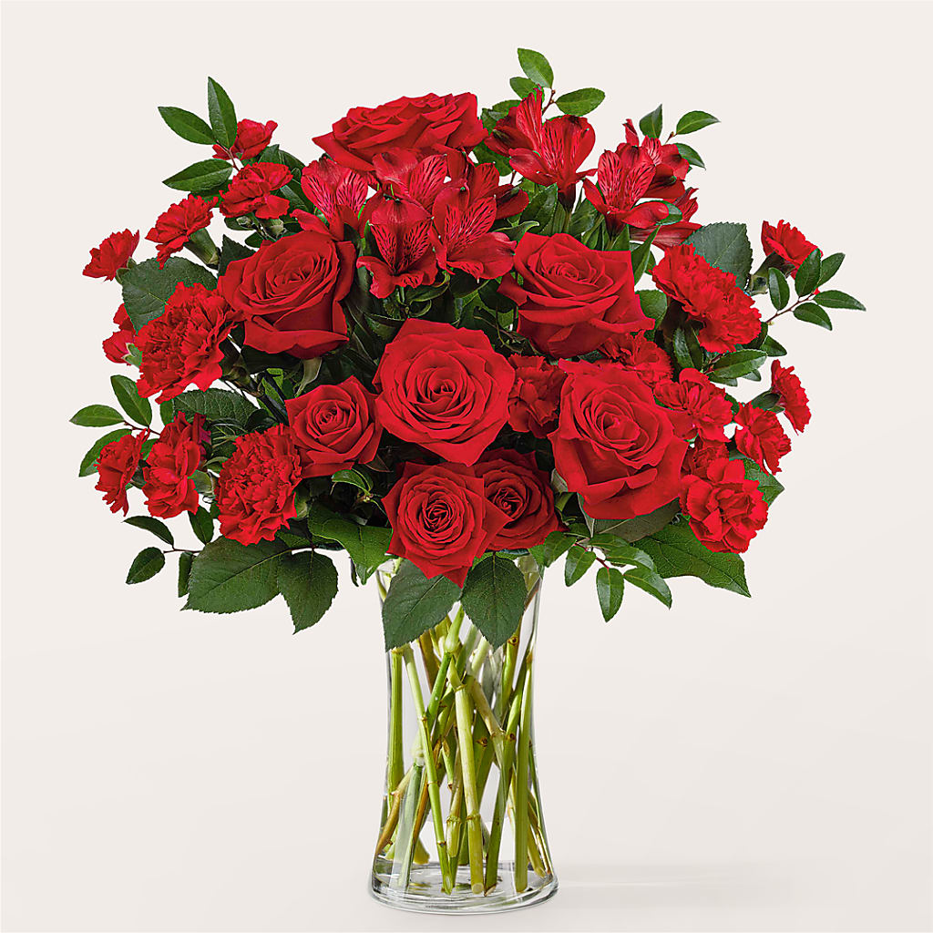 Brilliant Ruby Bouquet – Blossom Street Florist, Lauderhill FL