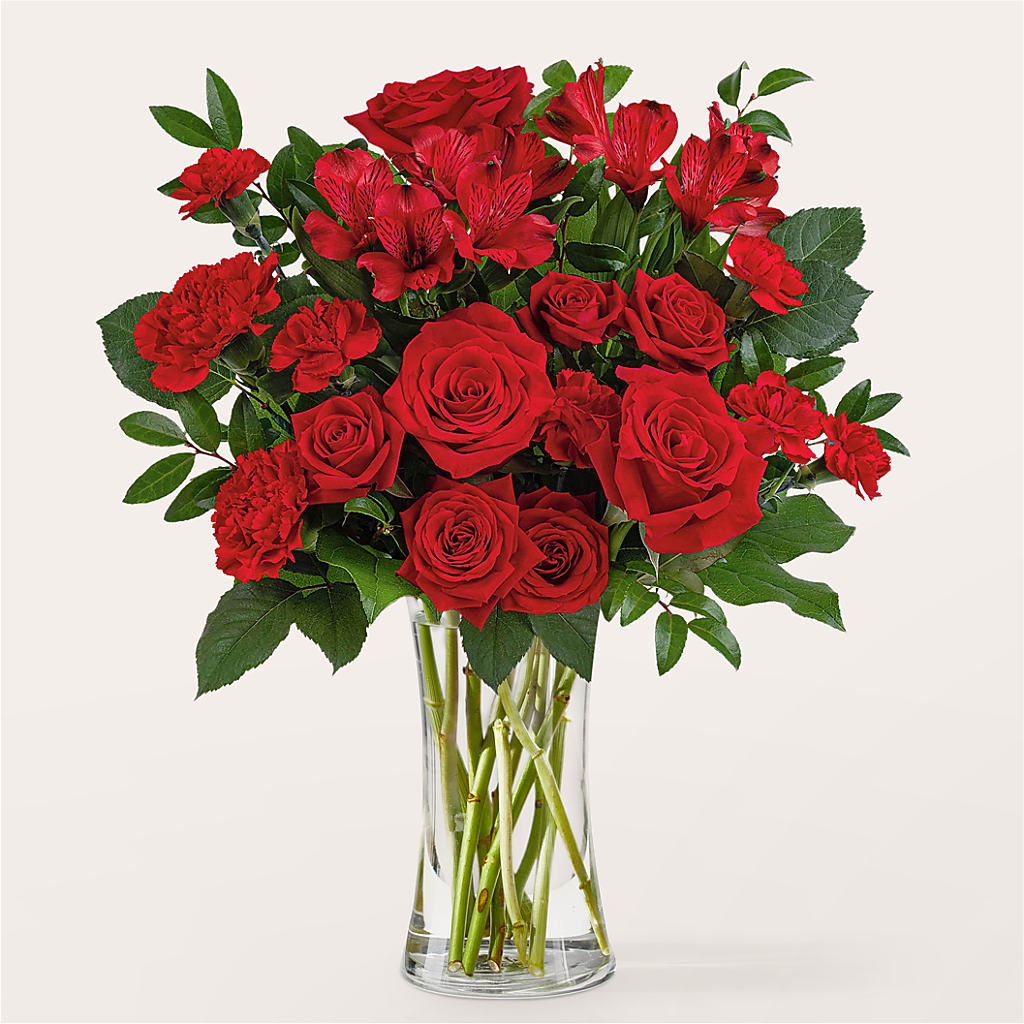 Brilliant Ruby Bouquet – Blossom Street Florist, Lauderhill FL