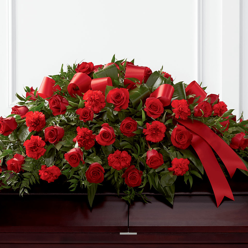 Tribute of Life Casket Spray – Blossom Street Florist, Lauderhill FL