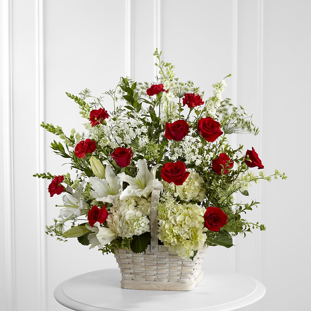 In Loving Memory Arrangement – Blossom Street Florist, Lauderhill FL