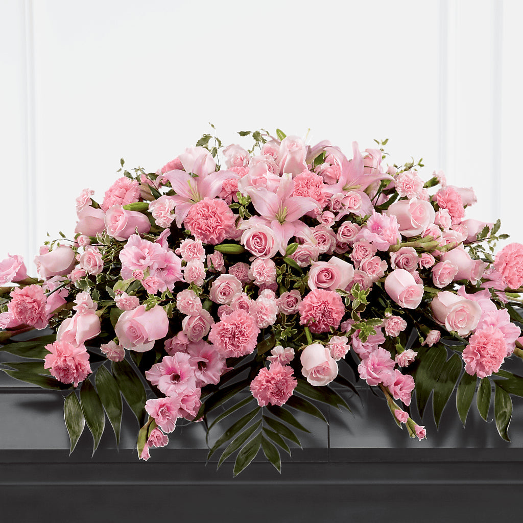Garden of Comfort Casket Spray (Standard) – Blossom Street Florist, Lauderhill FL