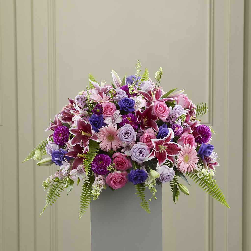Fare Thee Well Pedestal – Blossom Street Florist, Lauderhill FL