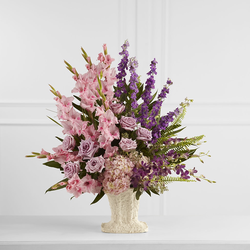 Flowing Garden Arrangement – Blossom Street Florist, Lauderhill FL