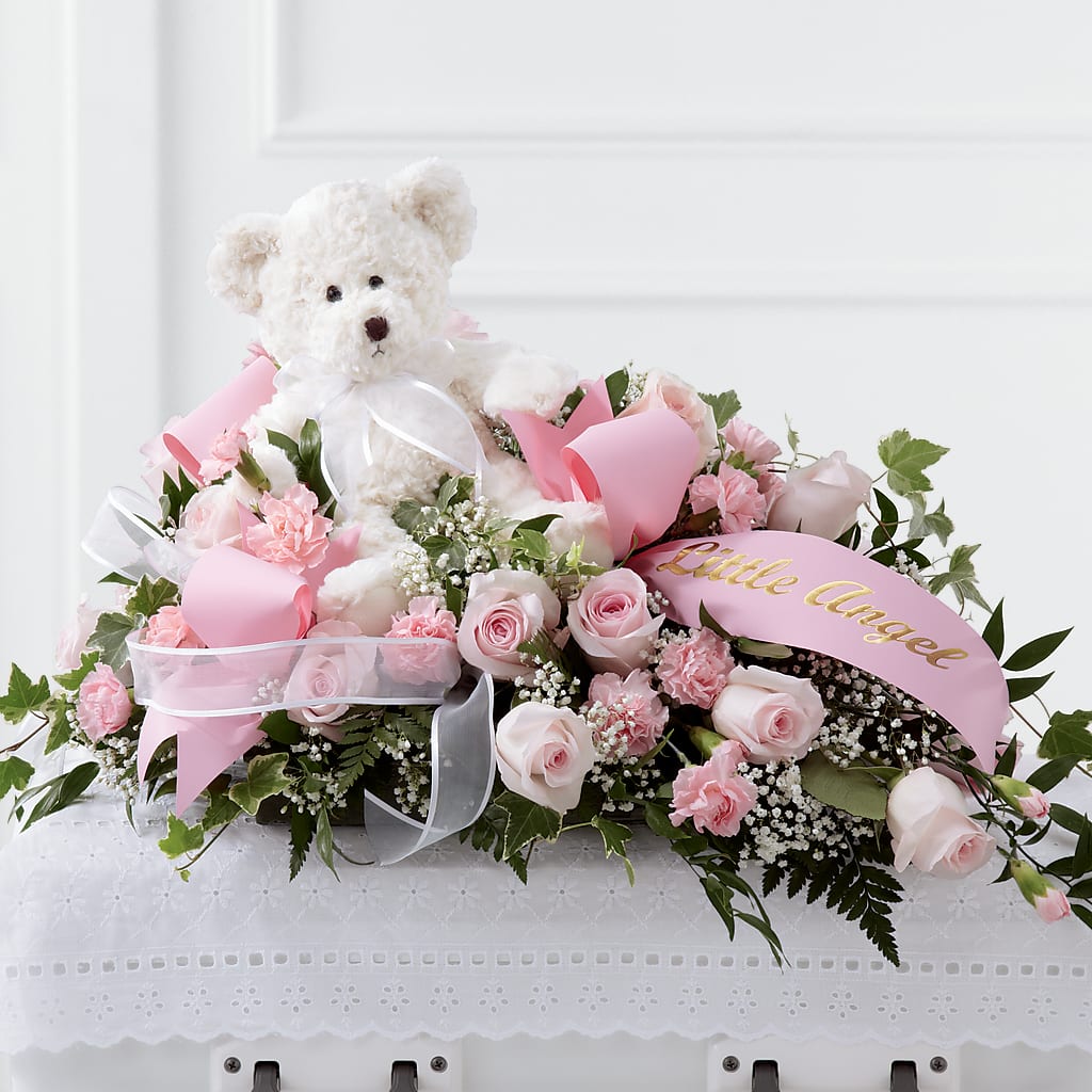 Touch of Sympathy Casket Spray – Blossom Street Florist, Lauderhill FL