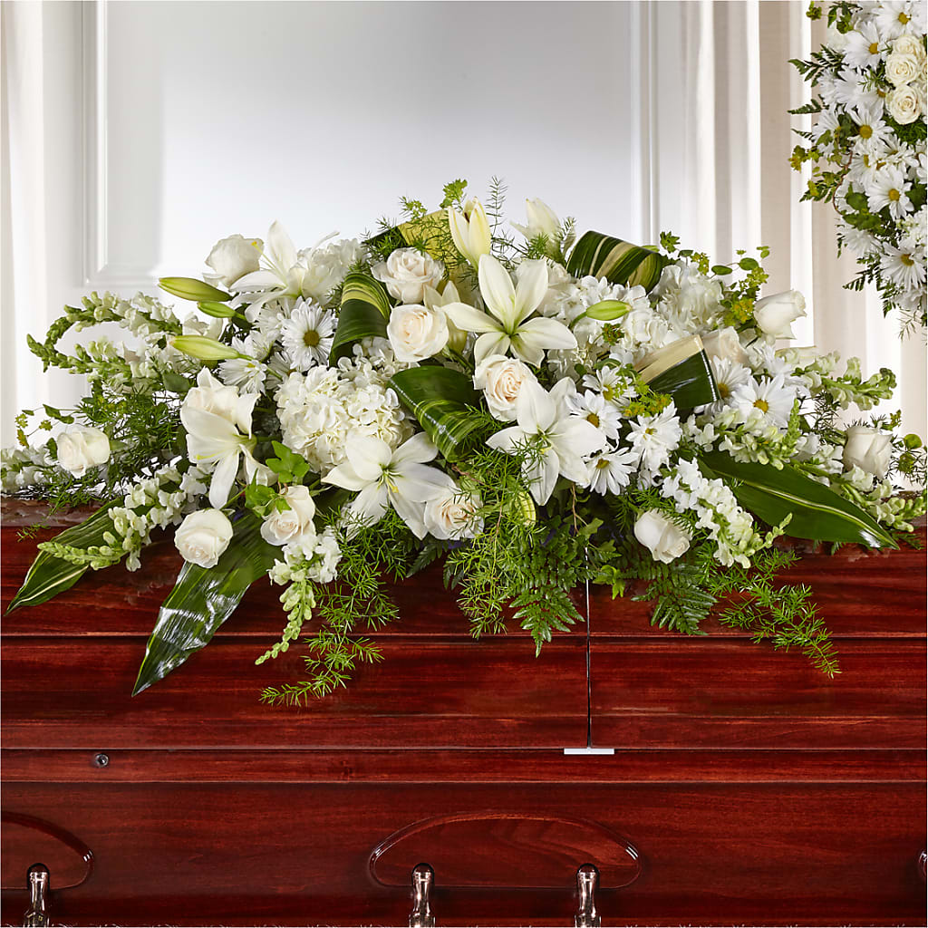 Abundance Casket Spray – Blossom Street Florist, Lauderhill FL