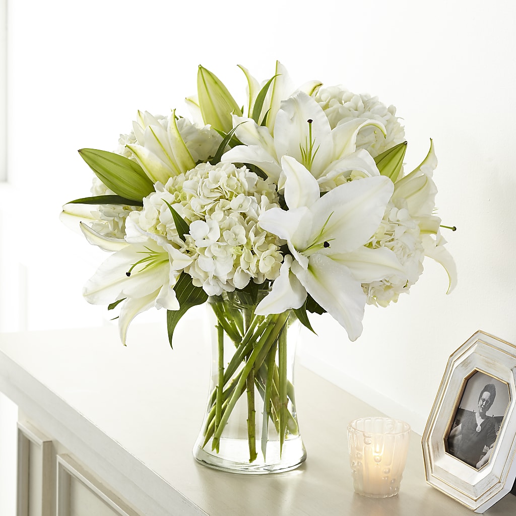 Compassionate Lily Bouquet – Blossom Street Florist, Lauderhill FL