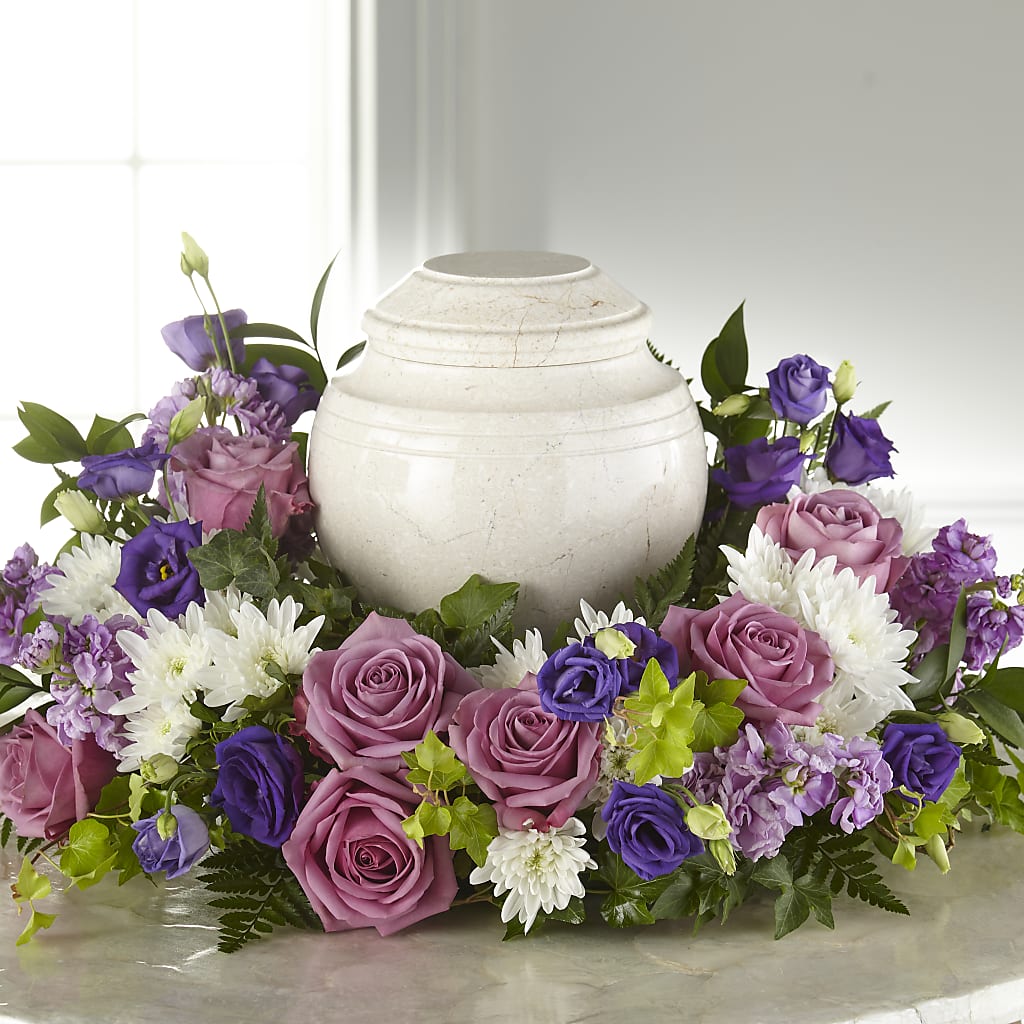 Blooming Sympathy Cremation Adornment – Blossom Street Florist, Lauderhill FL