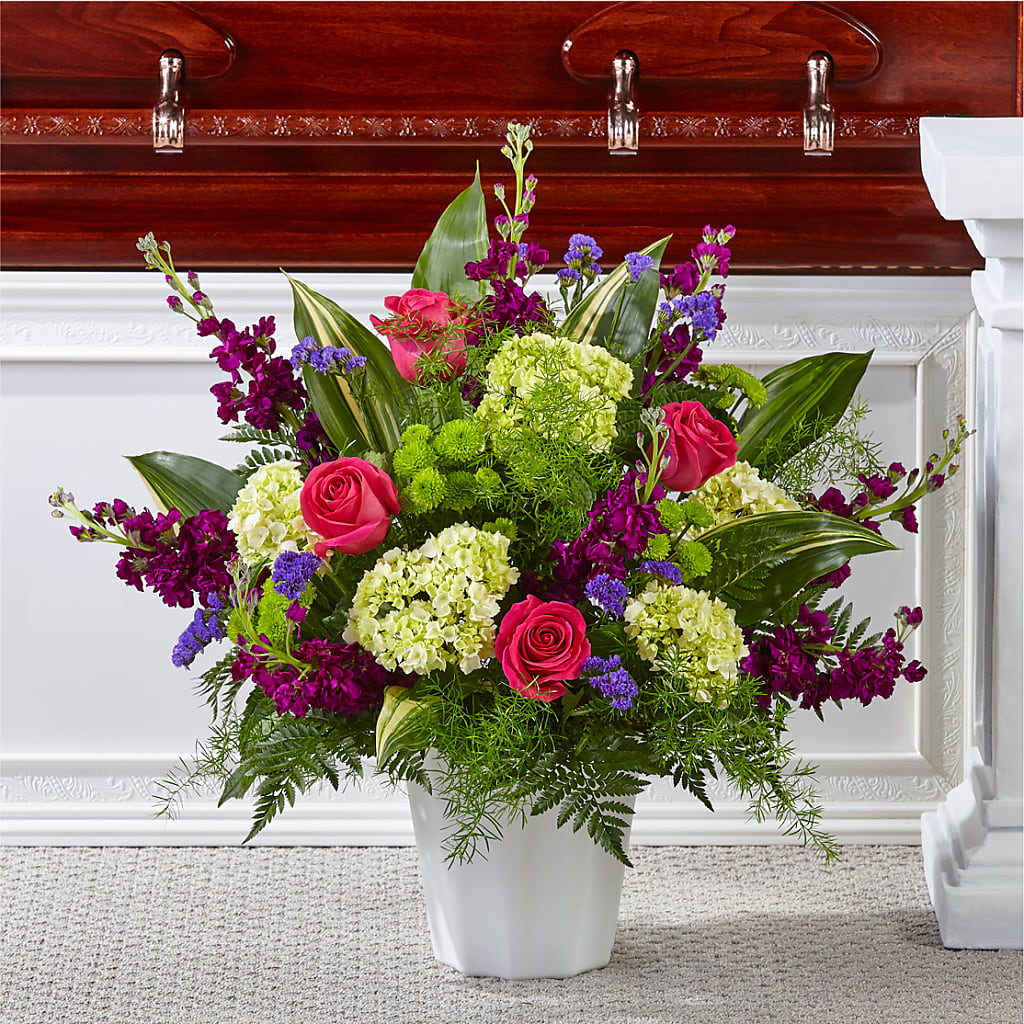 Beautiful Horizons Floor Basket – Blossom Street Florist, Lauderhill FL