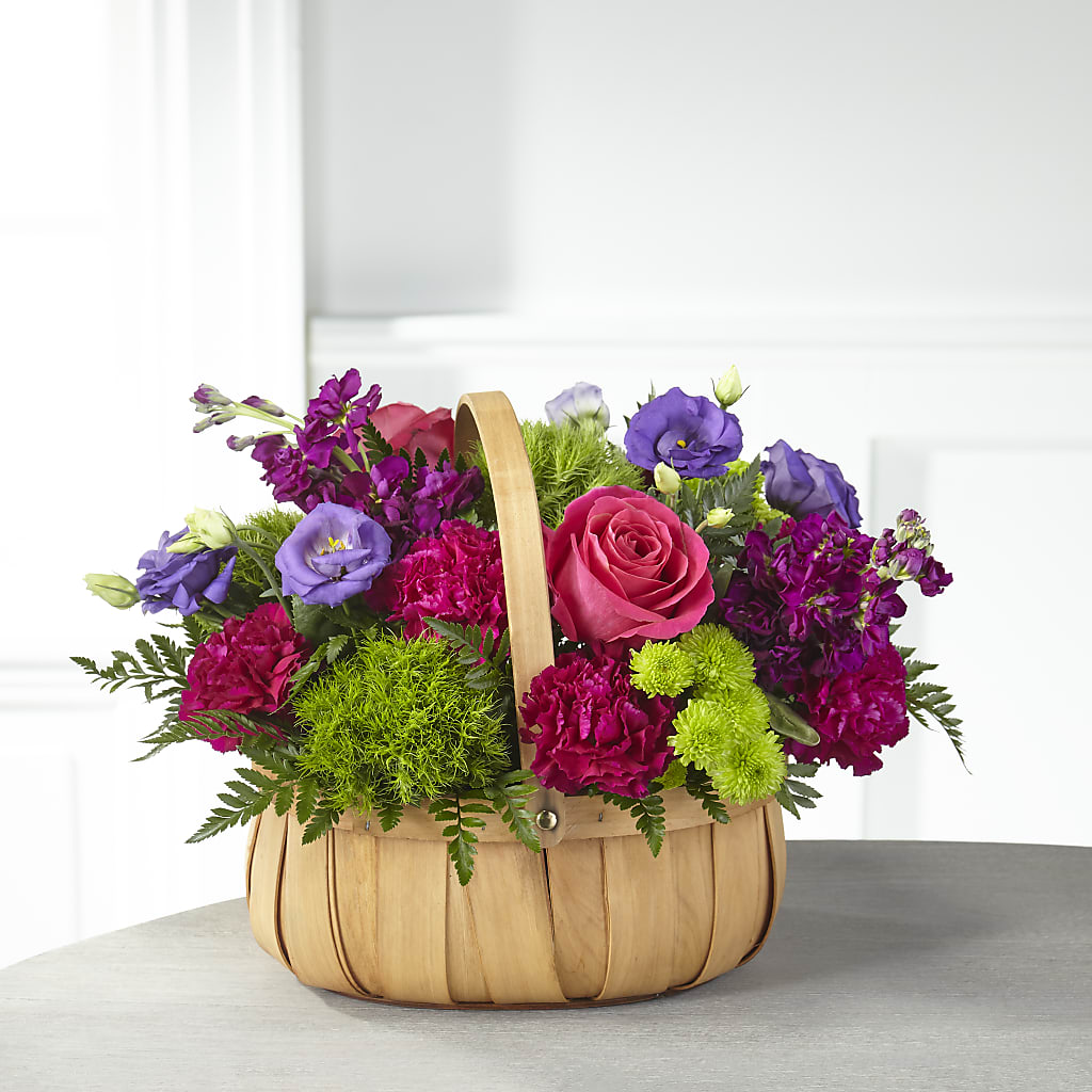 Serene Sanctuary Basket – Blossom Street Florist, Lauderhill FL