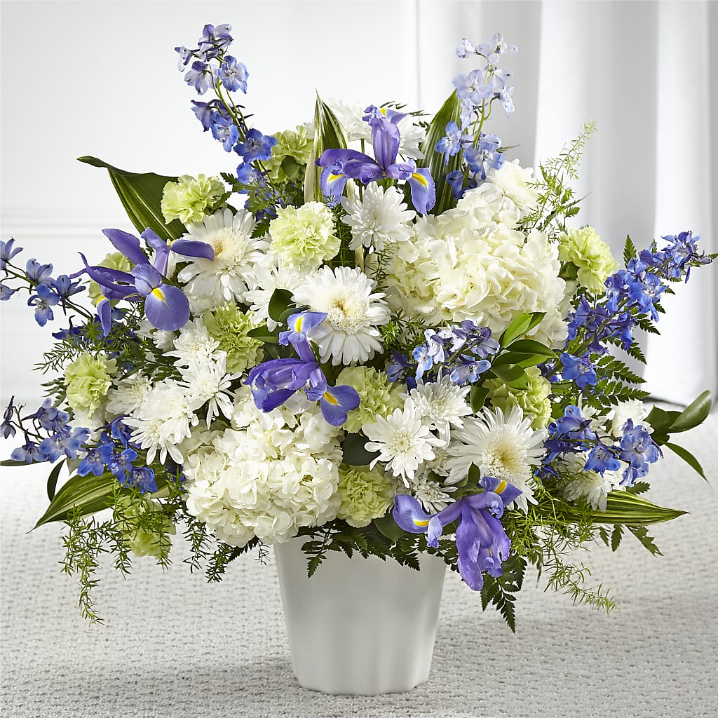 Soft Serenity Floor Basket – Blossom Street Florist, Lauderhill FL