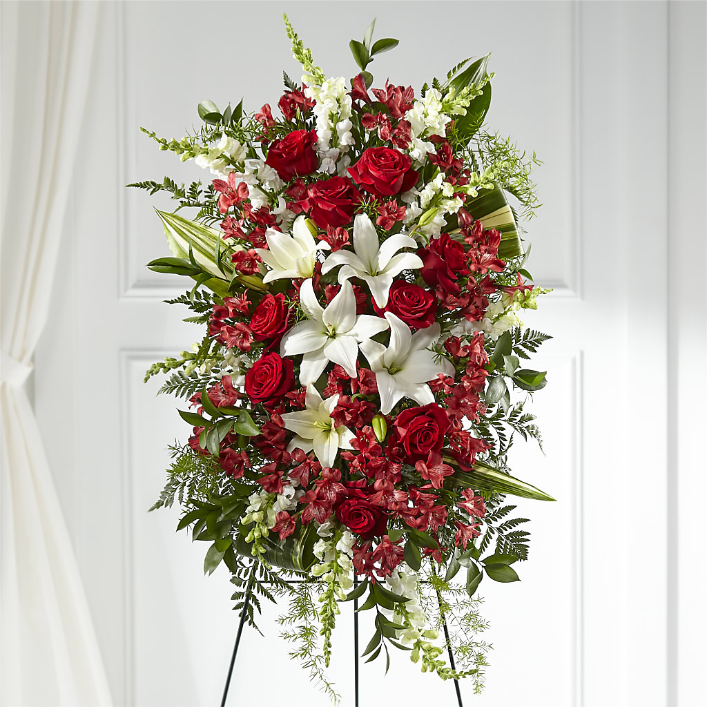Everlasting Memory Standing Spray – Blossom Street Florist, Lauderhill FL