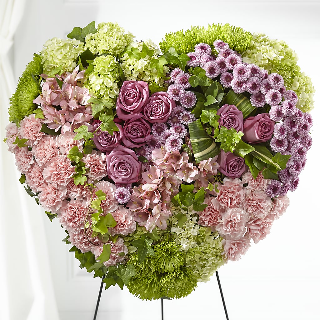 Heartwarming Standing Heart – Blossom Street Florist, Lauderhill FL