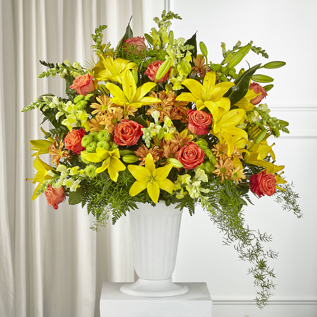 Fall Sentiments Arrangement – Blossom Street Florist, Lauderhill FL