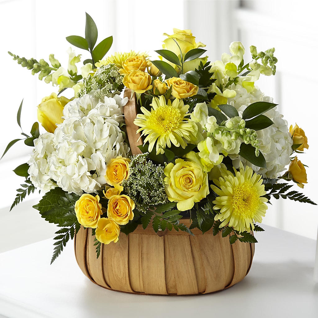 Rustic Remembrance Basket – Blossom Street Florist, Lauderhill FL