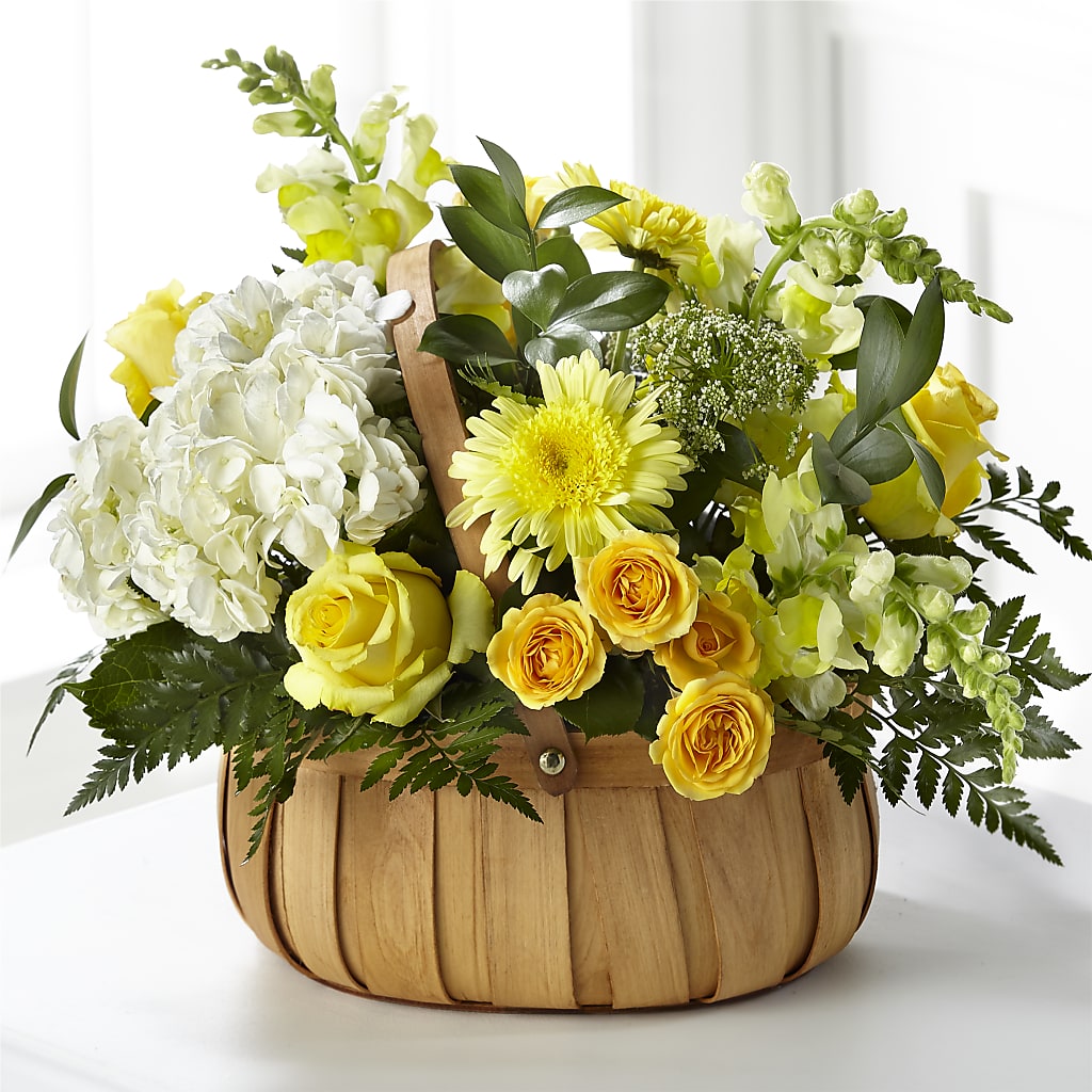 Rustic Remembrance Basket – Blossom Street Florist, Lauderhill FL
