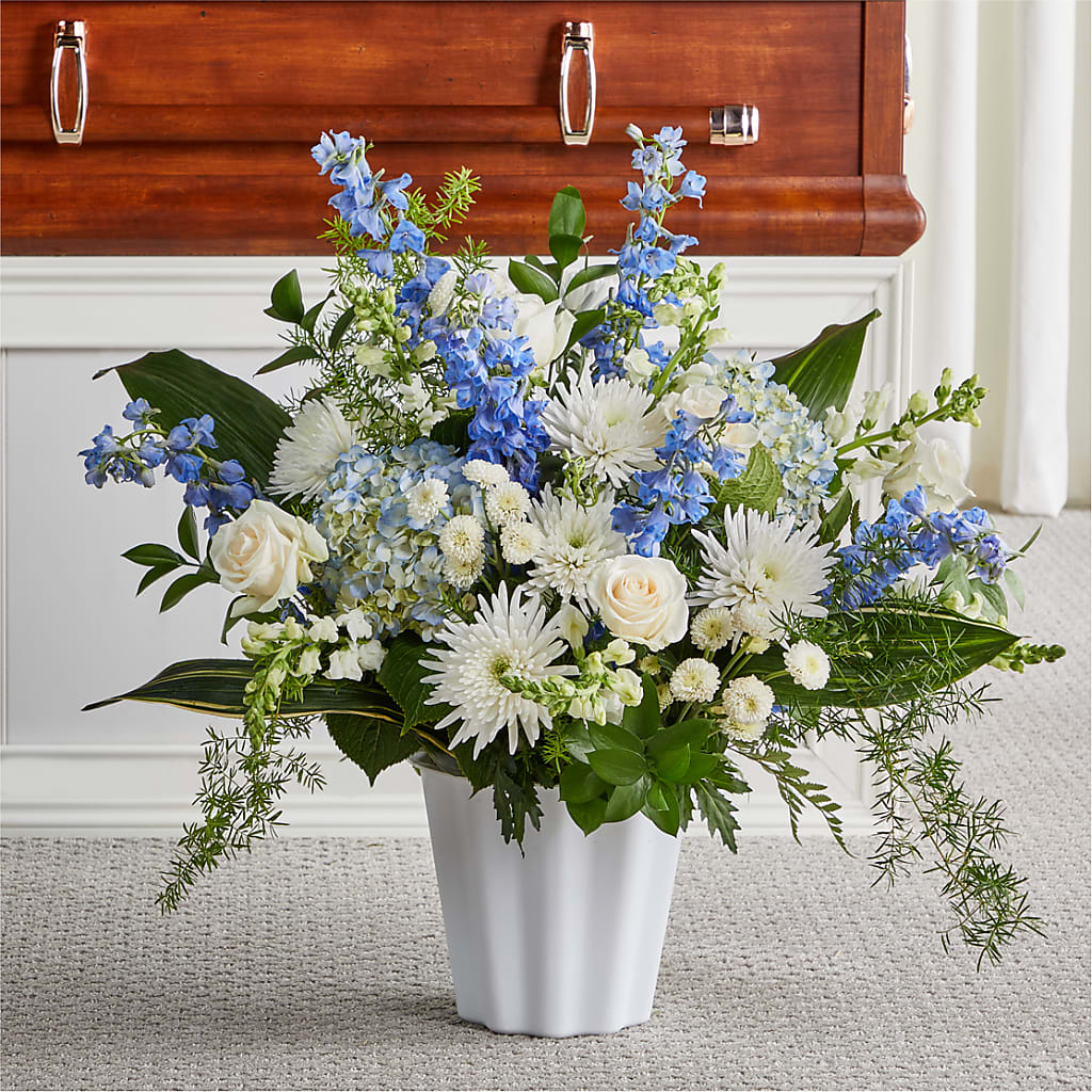 Everlasting Memories Floor Basket – Blossom Street Florist, Lauderhill FL