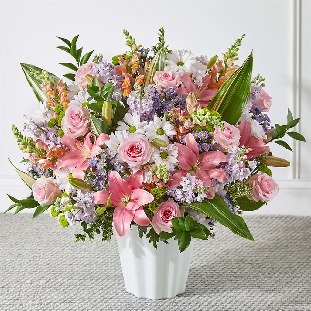 Abundant Compassion Floor Basket – Blossom Street Florist, Lauderhill FL