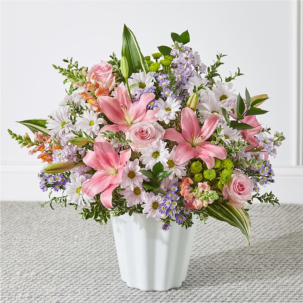 Abundant Compassion Floor Basket – Blossom Street Florist, Lauderhill FL