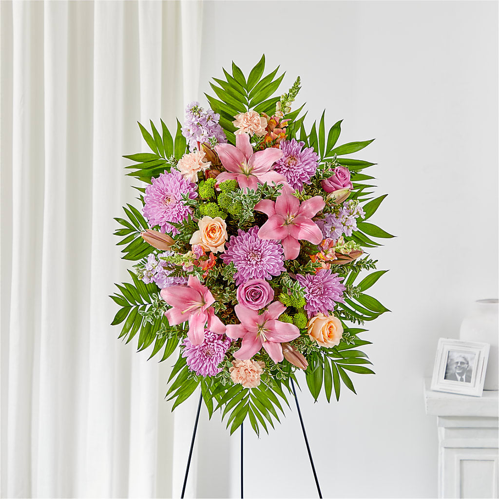 Love & Light Standing Spray – Blossom Street Florist, Lauderhill FL