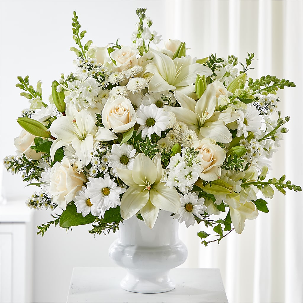 Uplifting Urn Arrangement – Blossom Street Florist, Lauderhill FL