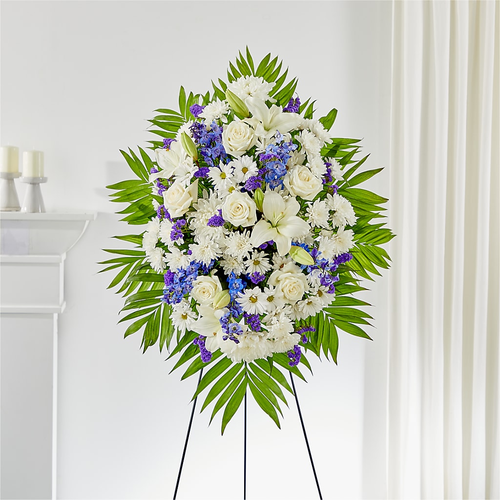 At Rest Standing Spray – Blossom Street Florist, Lauderhill FL