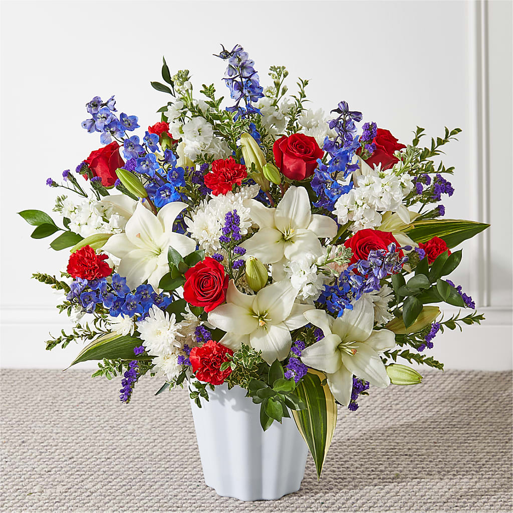 Consoled Floor Basket – Blossom Street Florist, Lauderhill FL