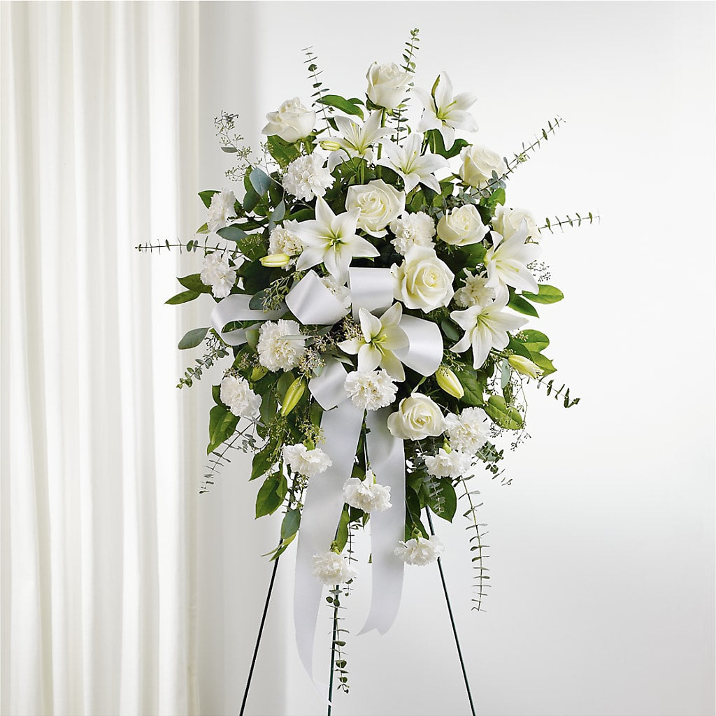 With Care Standing Spray – Blossom Street Florist, Lauderhill FL