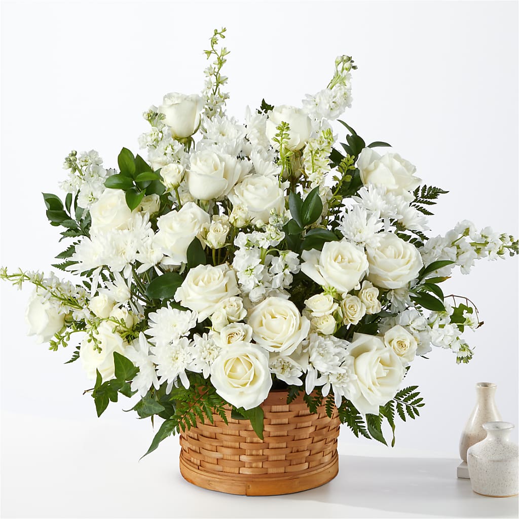 Heartfelt Condolences Arrangement – Blossom Street Florist, Lauderhill FL