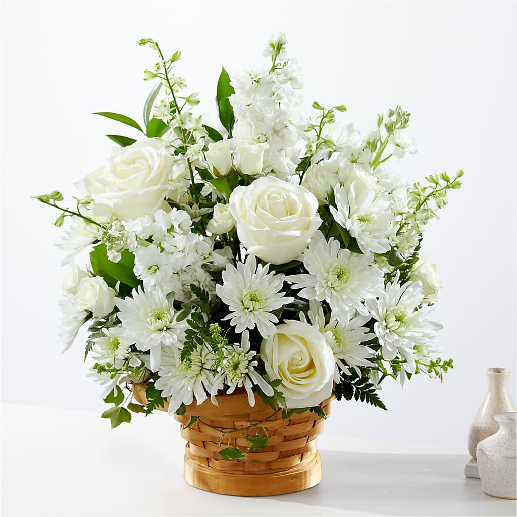 Heartfelt Condolences Arrangement – Blossom Street Florist, Lauderhill FL
