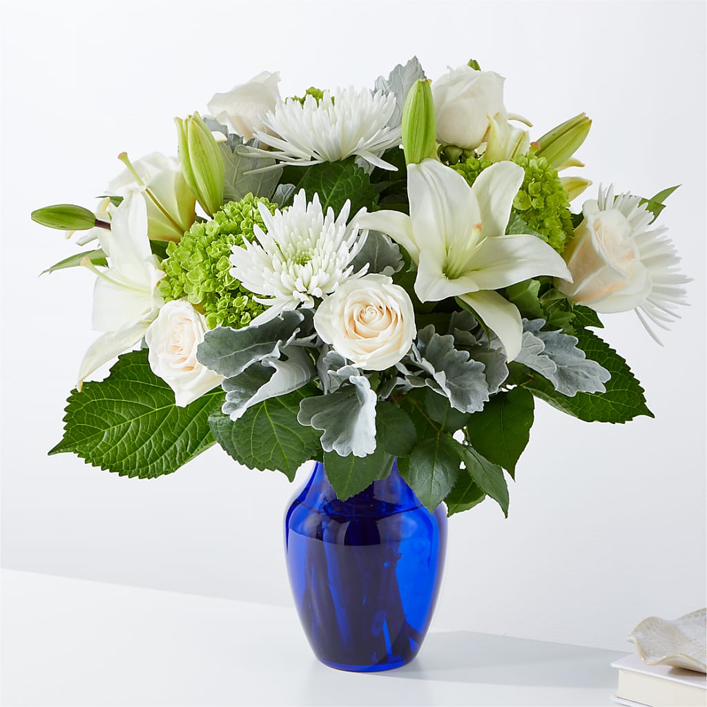 Snowy Dreams Bouquet – Blossom Street Florist, Lauderhill FL