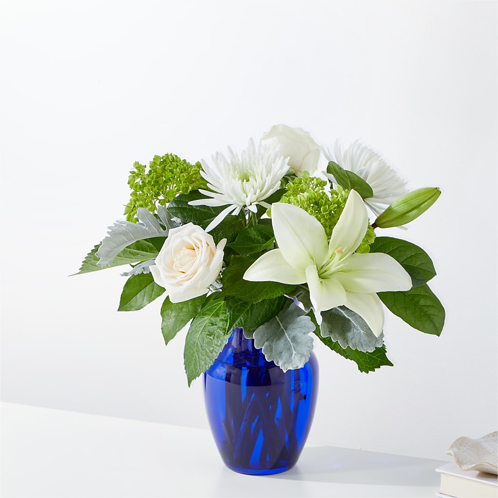 Snowy Dreams Bouquet – Blossom Street Florist, Lauderhill FL