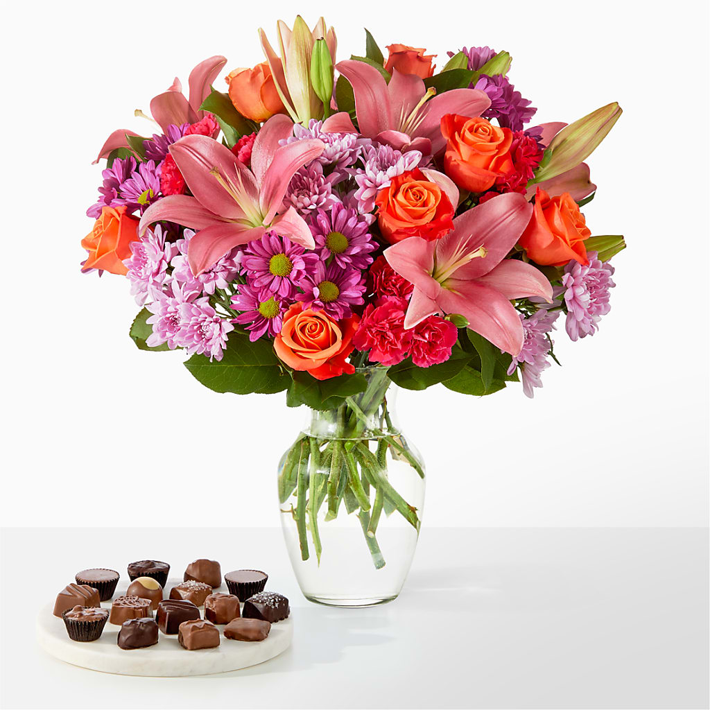 One and Only Bouquet and Chocolate Bundle – Blossom Street Florist, Lauderhill FL