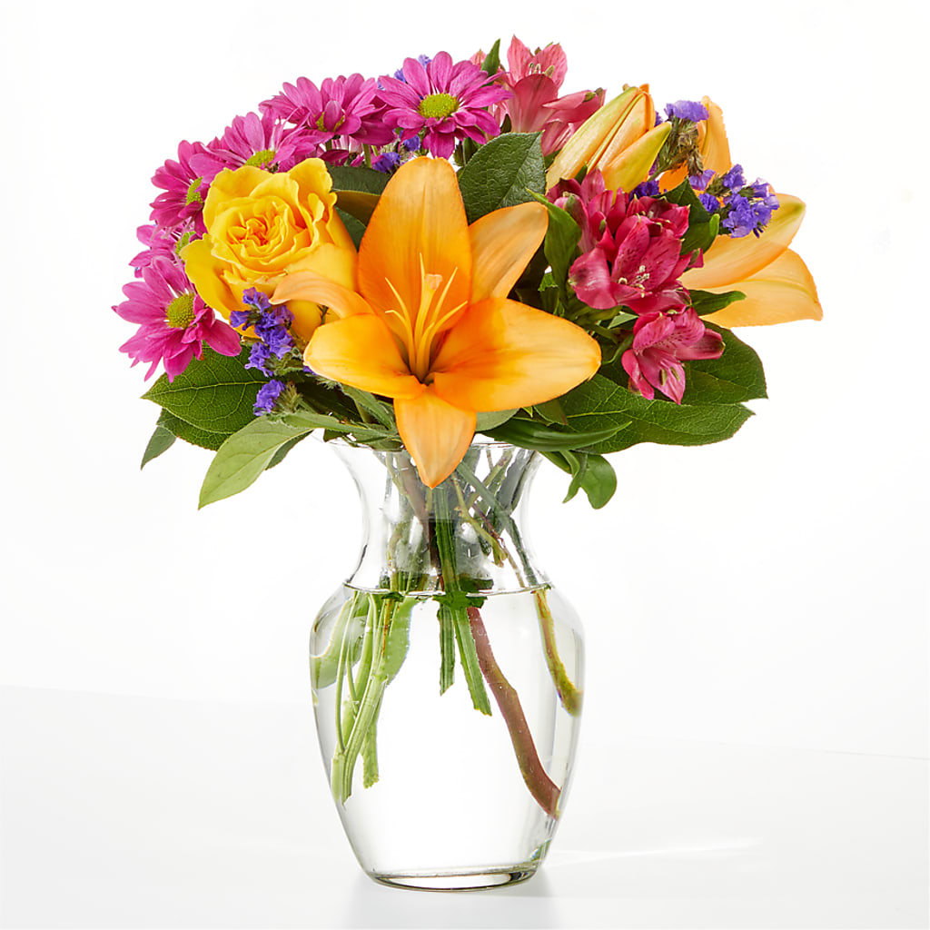 Colorful Visions Bouquet – Blossom Street Florist, Lauderhill FL