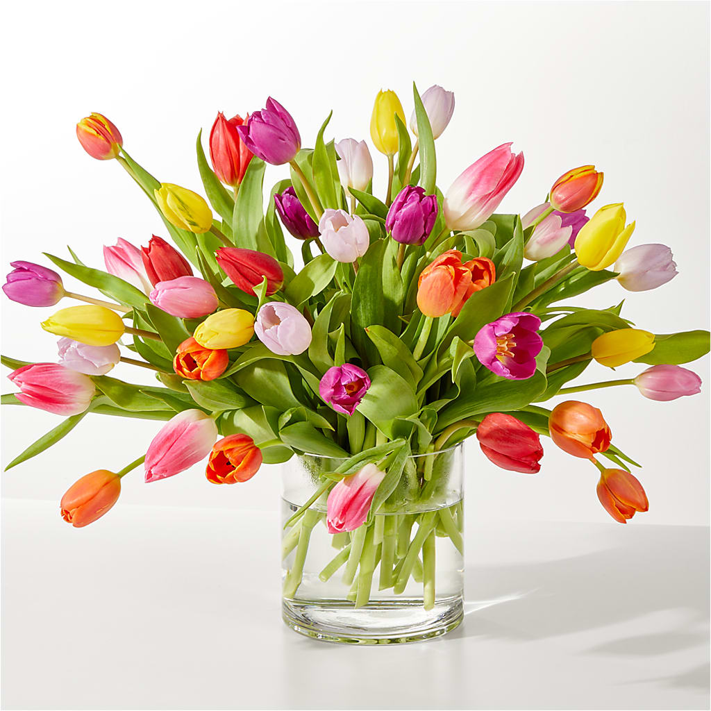 Spring's Calling Tulip Bouquet – Blossom Street Florist, Lauderhill FL
