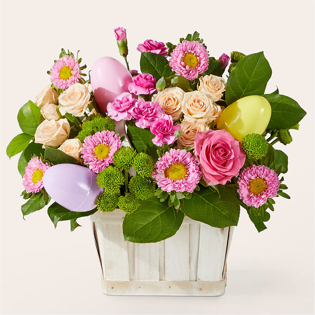 Get Eggcited Basket – Blossom Street Florist, Lauderhill FL