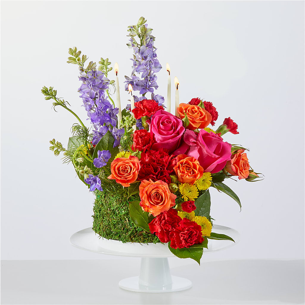 Best Year Yet Floral Cake – Blossom Street Florist, Lauderhill FL