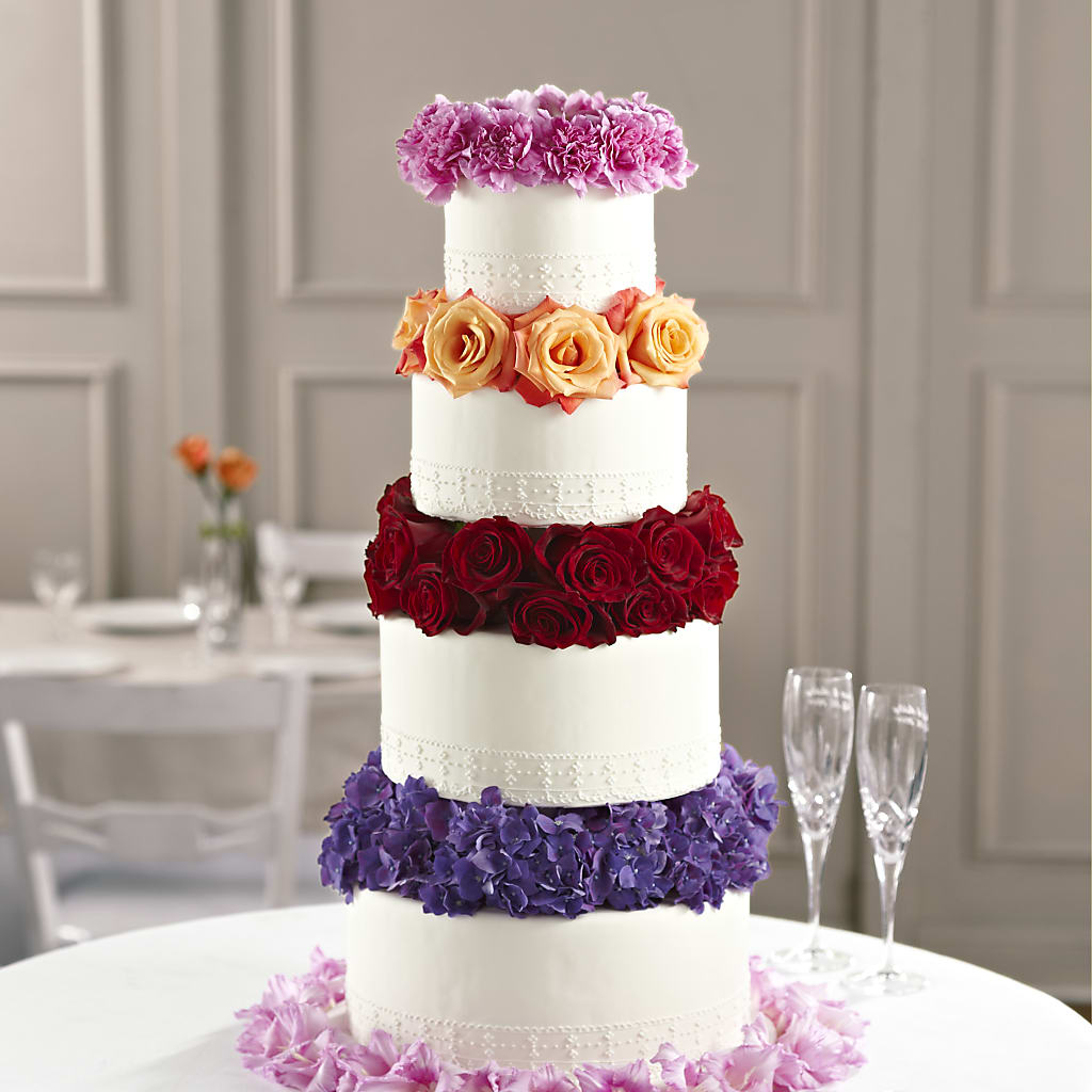 Infinite Love Cake Décor – Blossom Street Florist, Lauderhill FL