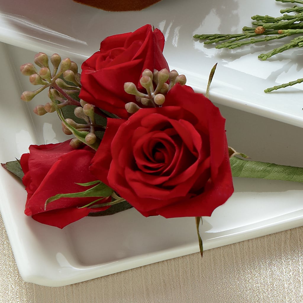 Red Spray Rose Boutonniere – Blossom Street Florist, Lauderhill FL